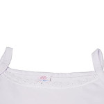 3 - Pieces Cotton Camisole and Short underwear Girls set white