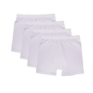 4- Pieces City Rose Cotton Short underwear boy white