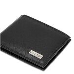 Inahom Bi-Fold Organised Wallet Flat Nappa Genuine and Smooth Leather Upper IM2021XDA0003-001-Black