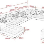 Living Room Sofa - Sofa set - Fashion Fabric Sofa - Combination Set - Cafe Hotel Furniture - Simple Leisure Sofa (grey)