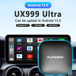 CarlinKit Android 12 CarPlay Ai Box Plus, 4 GB+64 GB,Google Play Store, Netflix, YouTube, Worldtv Online, 30% Performance Increase