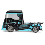 1/10 RC Truck Car 2.4G 2CH 45CM Trailer RC Vehicle Model Indoor Toys - Blue Color