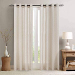 Roman Adjustable Curtain Rod, 150-300 cm, Black, Metal Single Rod Window Treatment Rod Drapery Rod