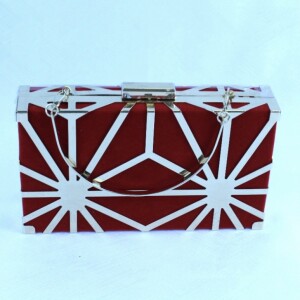 Red Rectangle Clutch