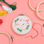 Embroidery Hoops, Bulk Wholesale Cross Stitch Hoop Ring, for Embroidery, Art Craft Handy Sewing and Christmas Decoration (12 Pieces, 4 Inch)