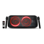 MCI 727+ Bluetooth Party Speaker With 2 Wireless Microphone black