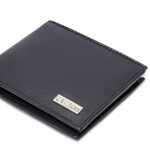 Inahom Bi-Fold Organised Wallet Flat Nappa Genuine and Smooth Leather Upper IM2021XDA0004-400-Navy Blue