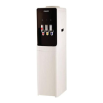 Water Dispenser 3 Pieces With Mini Fridge NWD1400R White/Black