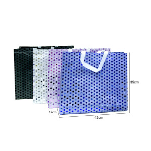 SHOPPING BAG NON WOVEN SIZE 42X35X12CM