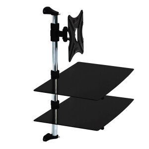 LEOSTAR WALL MOUNT FOR 12'' TO 37'' LED/LCD SCREEN WITH RECEIVER STAND WITH 20 DEG. UP DOWN TILT MAX LOAD 30 KG