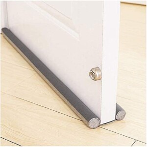 Under Door Draft Stopper, 4 Pieces, Grey