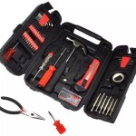 Professional Germany Design Hand Tool Box 142 pcs Set Portable Tool Kit Household Hand Toolbox General Repair Screwdriver Pliers Hammer