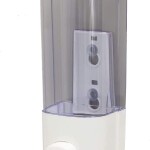 Single Head Soap Dispenser, 500ml, White/Clear