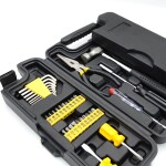 142 Piece Handtool Sets Household Repair Tool Kit with Carry Case