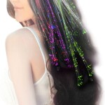 Hellodiy Flashing Optics Led Lights Hair Clips & Pins, Multicolour, 16 Pieces