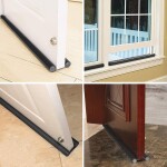 Stekka Door Draft Stopper, Black