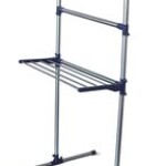 Leostar CD-1201 Multi Purpose Drying Rack, Stainless Steel, Blue, W 82.8 x H 27.8 x L 10.6 cm