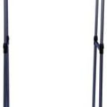 Leostar CD 1203 Double Pole Telescopic Clothes Hanger, Black, W 86.0 x H 22.2 x L 7.6 cm