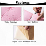 Fabulous Decor Tufted Embossed 3D Wall Panels, Pink