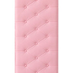 Tufted Embossed 3D Wall Panels, Pink, white