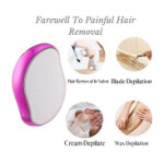 Z Birch Crystal Hair Eraser Painless Hair Removal Safe Epilator, Pink