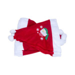 Christmas Santa Hat 12 Pieces, 35x30cm, Red/White