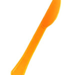 Rosymoment Plastic Knife, 20 Pieces, Orange