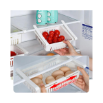 NEW Adjustable Stretchable Fridge Organizer Drawer Basket Refrigerator Pull-Out Drawers Fresh Spacer Layer Storage Rack