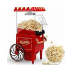 Popcorn Maker -Retro Electric Hot Air Popper Machine for Home and Party Celebrations