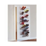 36 Pair Over The Door Hanging Shoe Rack Organizer Storage Closet Boot Stand New