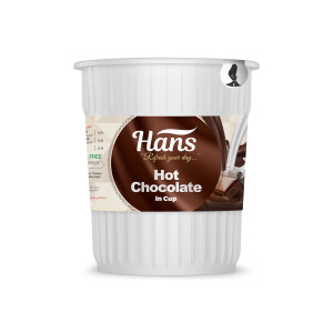 Hans Hot Chocolate in Cup, 6 Cups Flow Pack