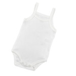 Babies' Pack of 3 Sleeveless Bodysuits (under wears) Sizes from 0-24 Months, 100% Cotton Collection ? White.