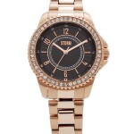 Women's Round Stainless Steel Wrist Watch ST-47276/BK