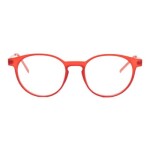 Women's Oval Gun Metal Eyeglasses Frame