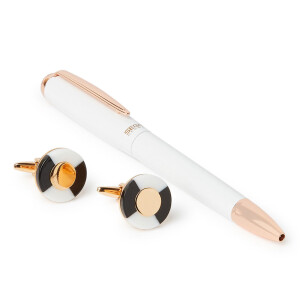 Pen And Cufflinks Set Combo Multicolour