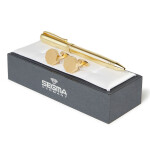 Pen And Cufflinks Set Gold