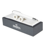 Pen And Cufflinks Set White