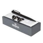 Pen And Cufflinks Set Black