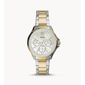 Women's Wrist Watch Water Resistant Round Stainless Steel Analog Es4781 - 38 mm - Silver/Gold