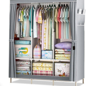 Simple Assembly Wardrobe Grey