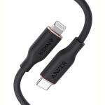 PowerLine III Flow USB-C with Lightning Connector, 3ft Black