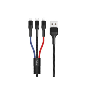 ProOne PCC280 USB to Micro USb, USB-C, Lightning Cable