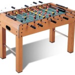 Standing Foosball Soccer Table Family Game Wooden W Legs-MF-4064