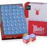 Master Billiards/Pool Cue Chalk Box, 144 Cubes | LX-FD-193-8