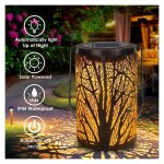 Solar Lanterns Lights for The Garden,Garden Decorations Metal Led Hanging Lamps, Moroccan Garden Ornaments Outdoor Waterproof Garden Lights