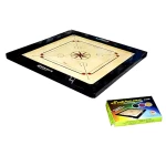 Leostar Carrom Board with Coins & Striker, Size-42x42-Inch