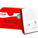 Clinell Indicator Notes - Sanitation Procedure Indicator Notes, Easy to Read - 4 Pads x 250 Notes - Box of 1000 notes