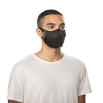 SMART PHARMA 3D Disposable Face Mask (Black, Large, 50 Pieces)