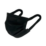 FACE MASK SMART 3PLY (black) Soft Ear loop