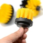 Drill Brush 3 Ways Multifunction Power Brush Cleaner Scrubbing Brushes Household Cleaning Tool for Bathroom Surface, Multicolor, SSZ254